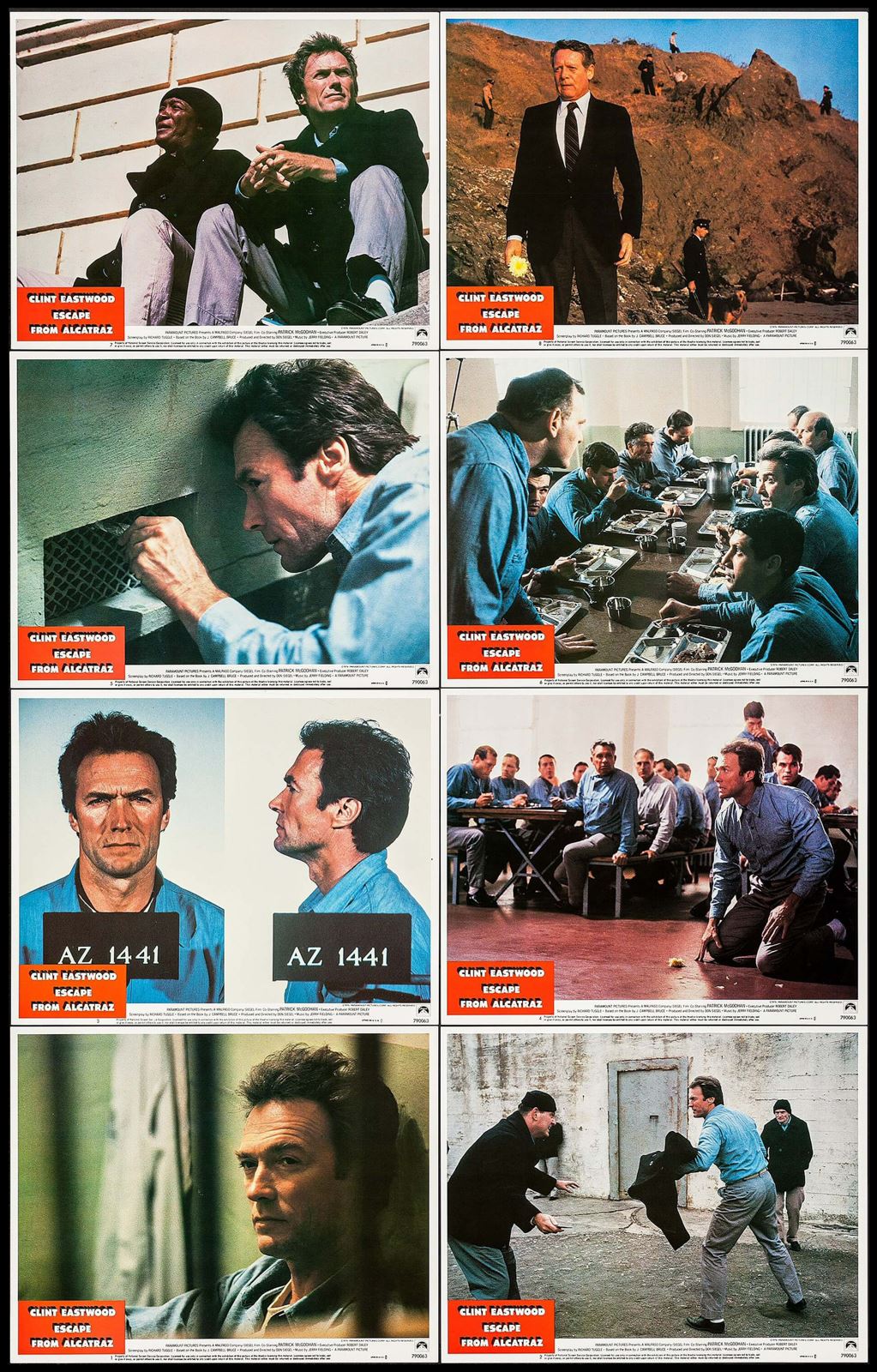 Original Escape from Alcatraz movie poster
