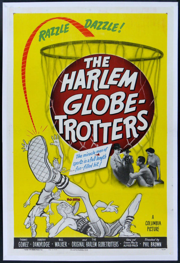 Original HARLEM GLOBETROTTERS movie poster