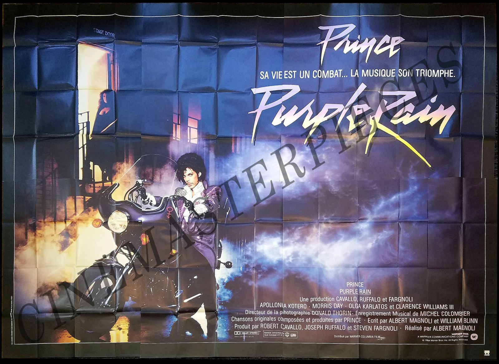 Original Purple Rain movie poster