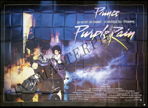 Original Purple Rain movie poster