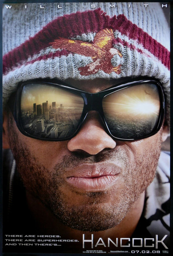 Original Hancock movie poster