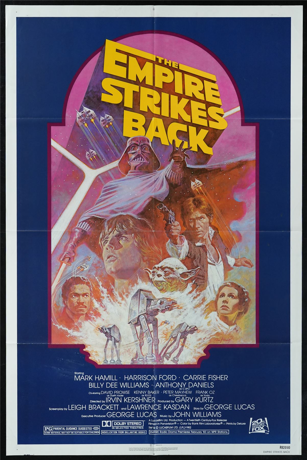 Original Star Wars: The Empire Strikes Back movie poster