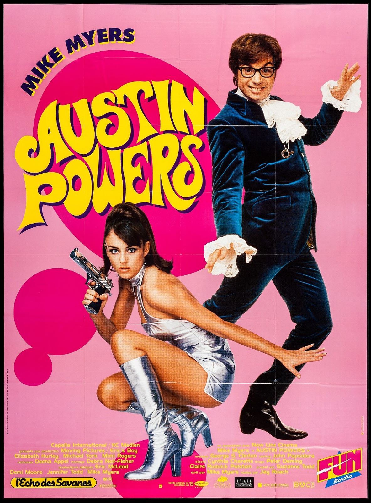 Original Austin Powers movie poster