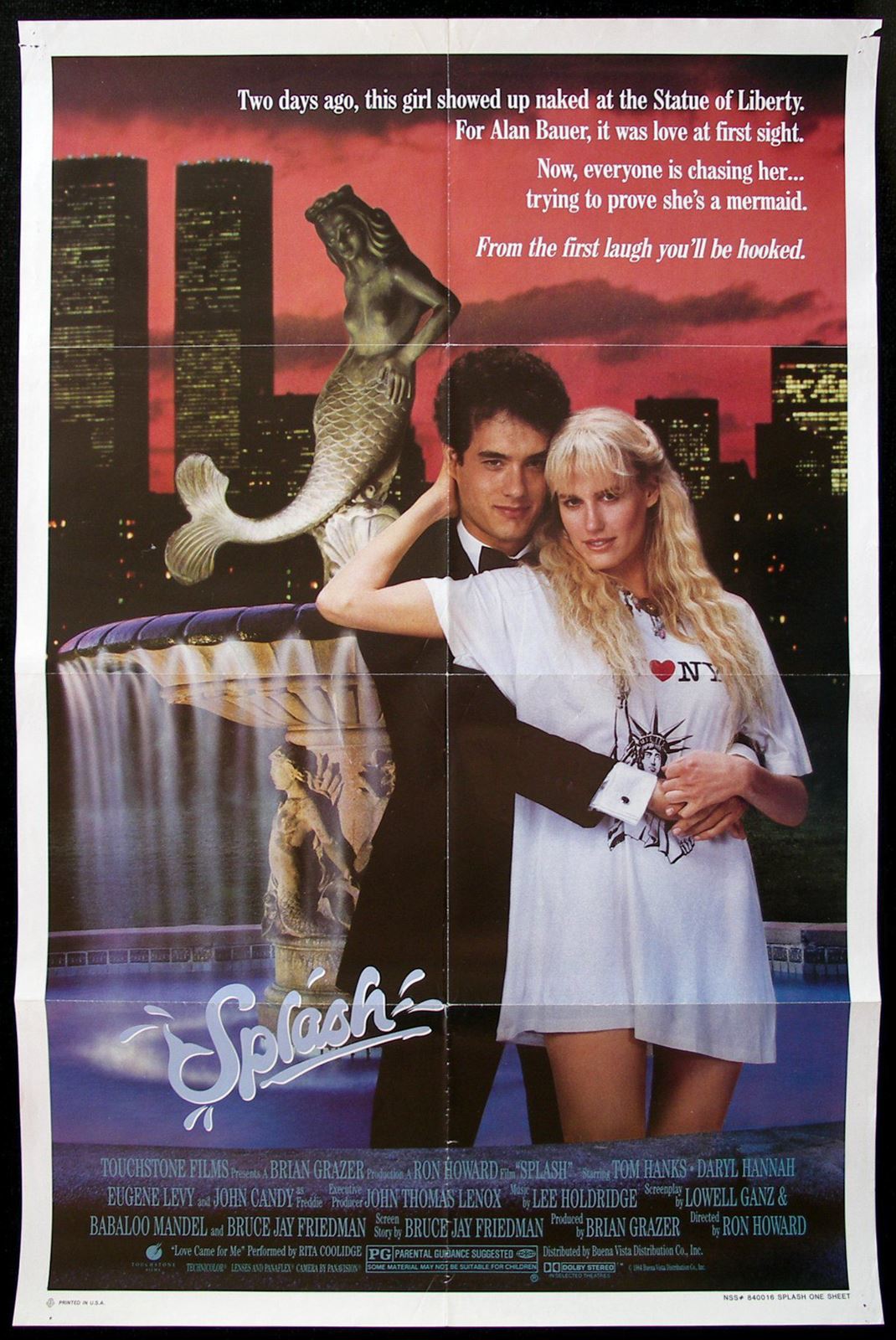 Original Splash movie poster