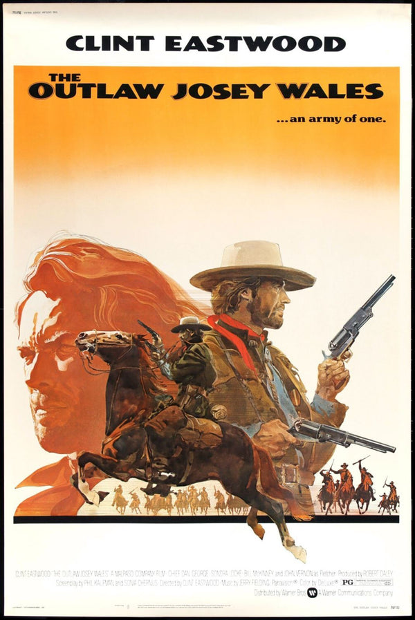 Original The Outlaw Josey Wales movie poster