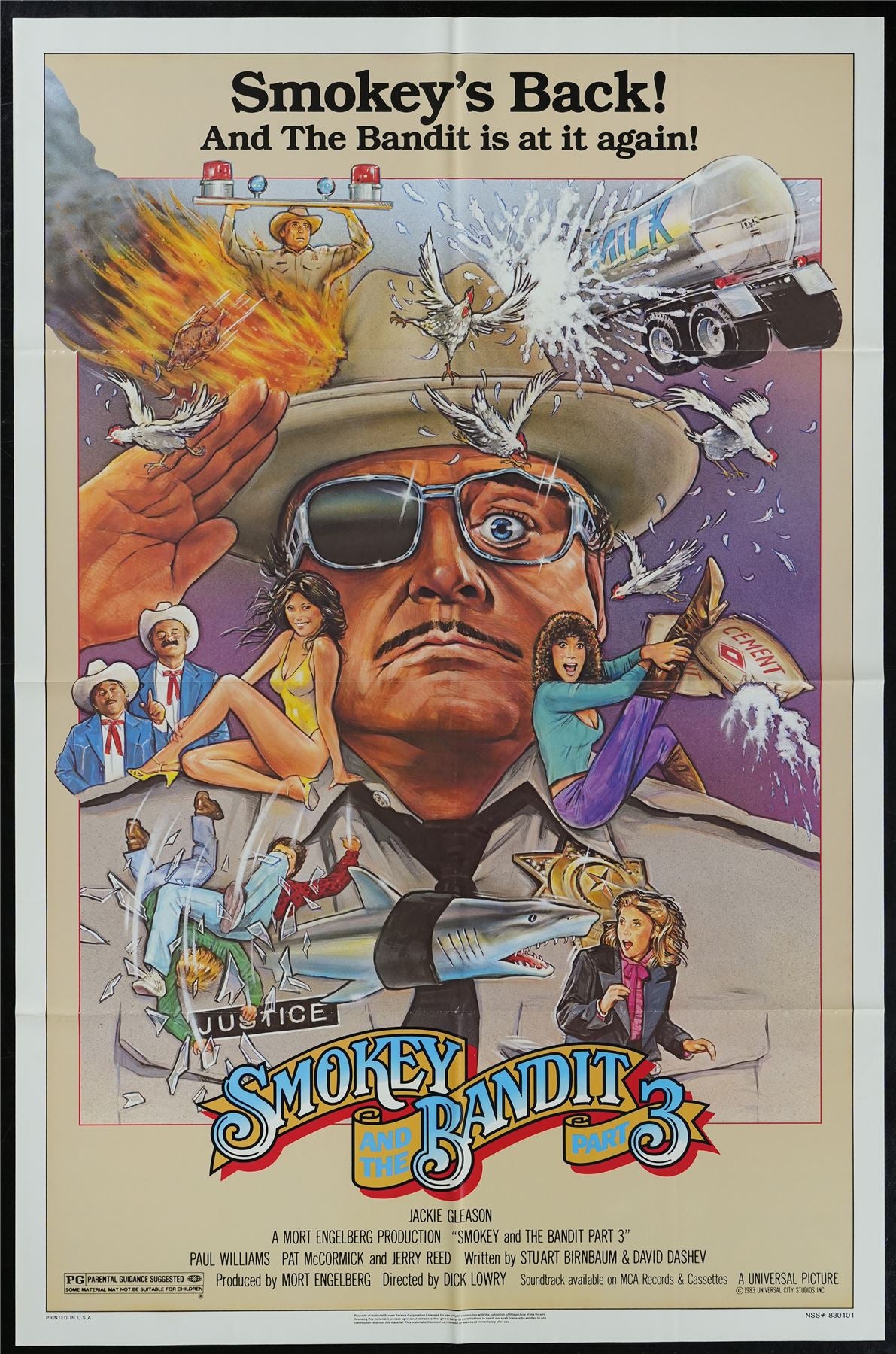 Original Smokey and the Bandit Part 3 movie poster