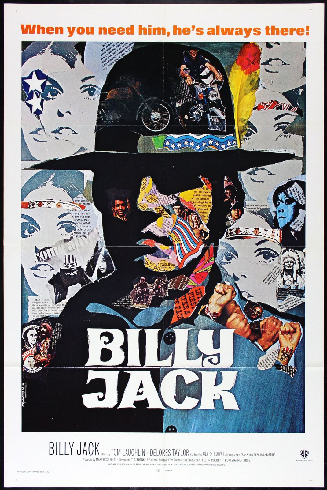 Original Billy Jack movie poster