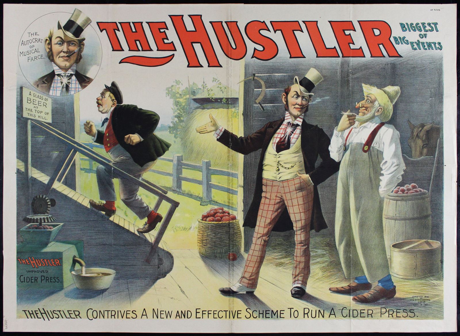 Original The Hustler movie poster