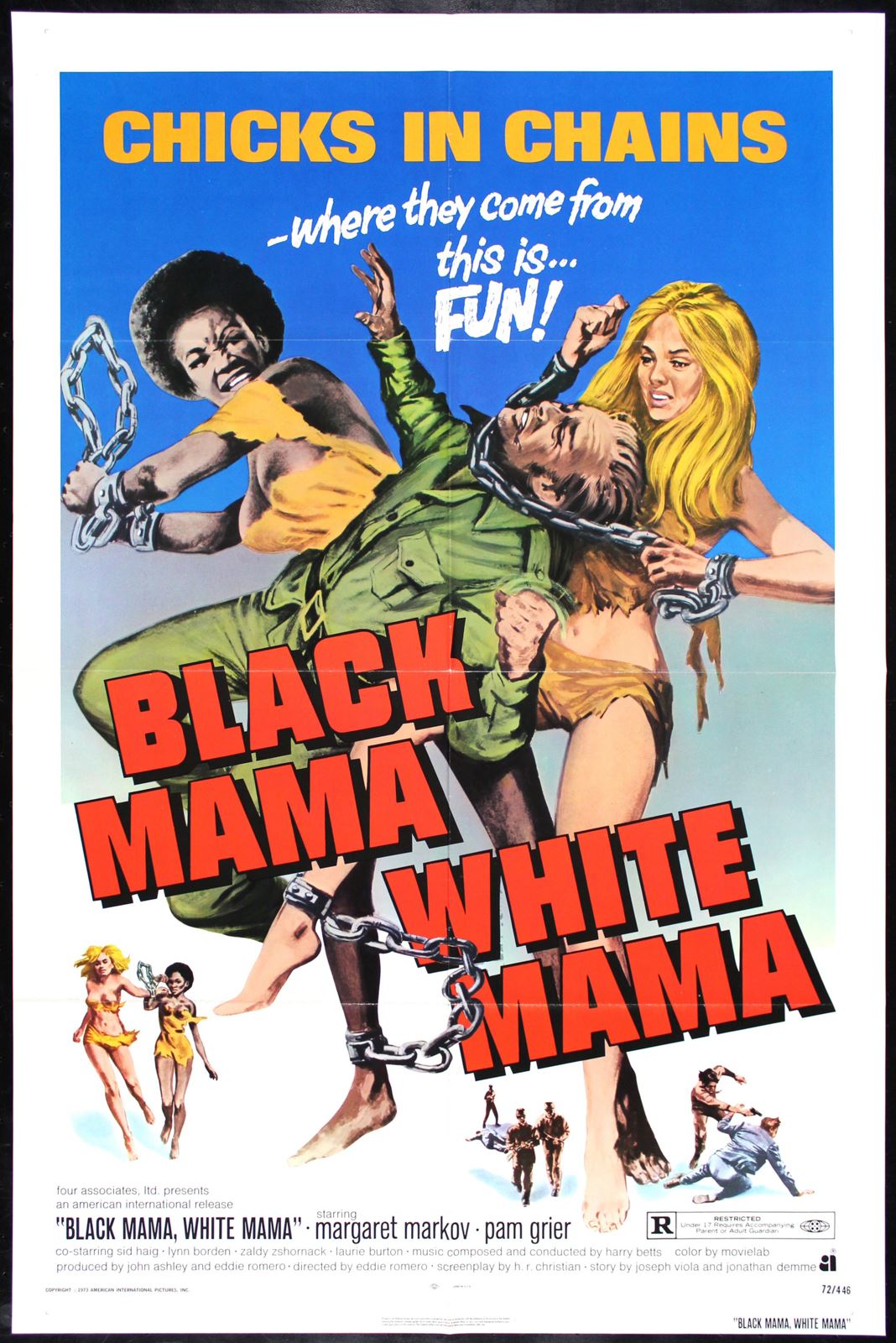 Original Black Mama White Mama movie poster