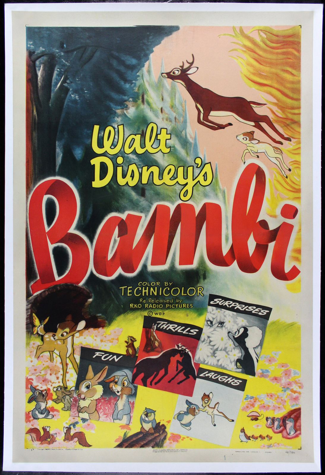 Original Bambi movie poster