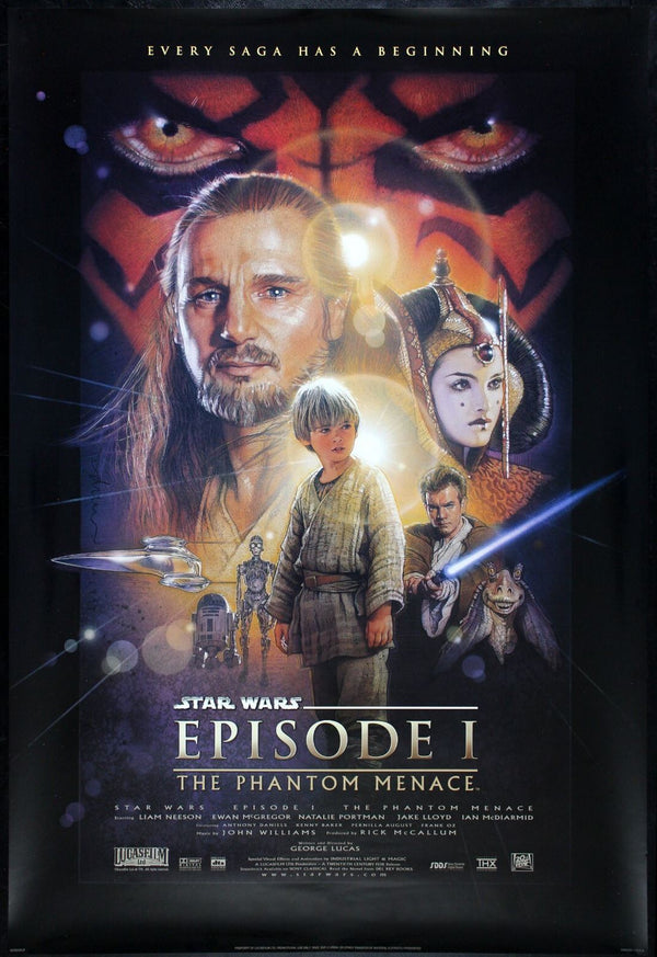 Original Star Wars: Episode I – The Phantom Menace movie poster