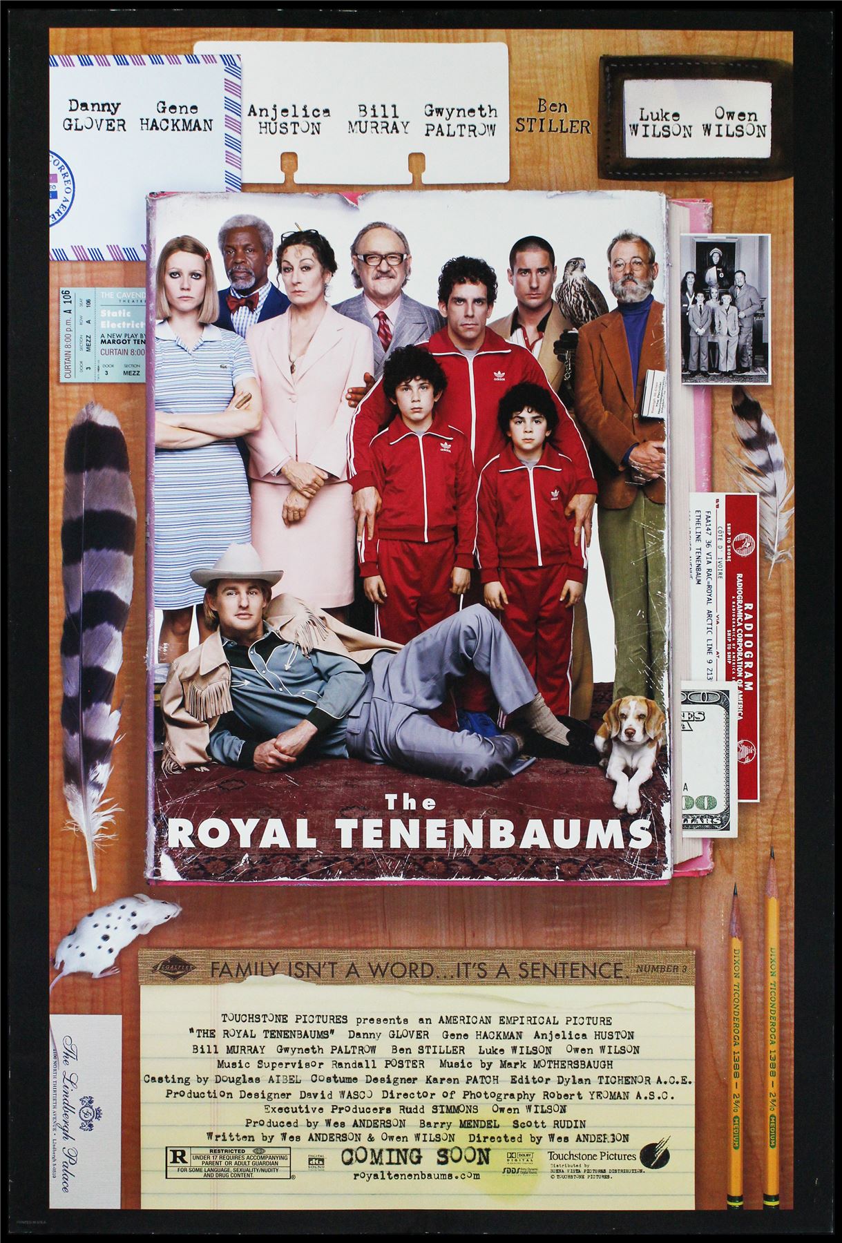 Original The Royal Tenenbaums movie poster