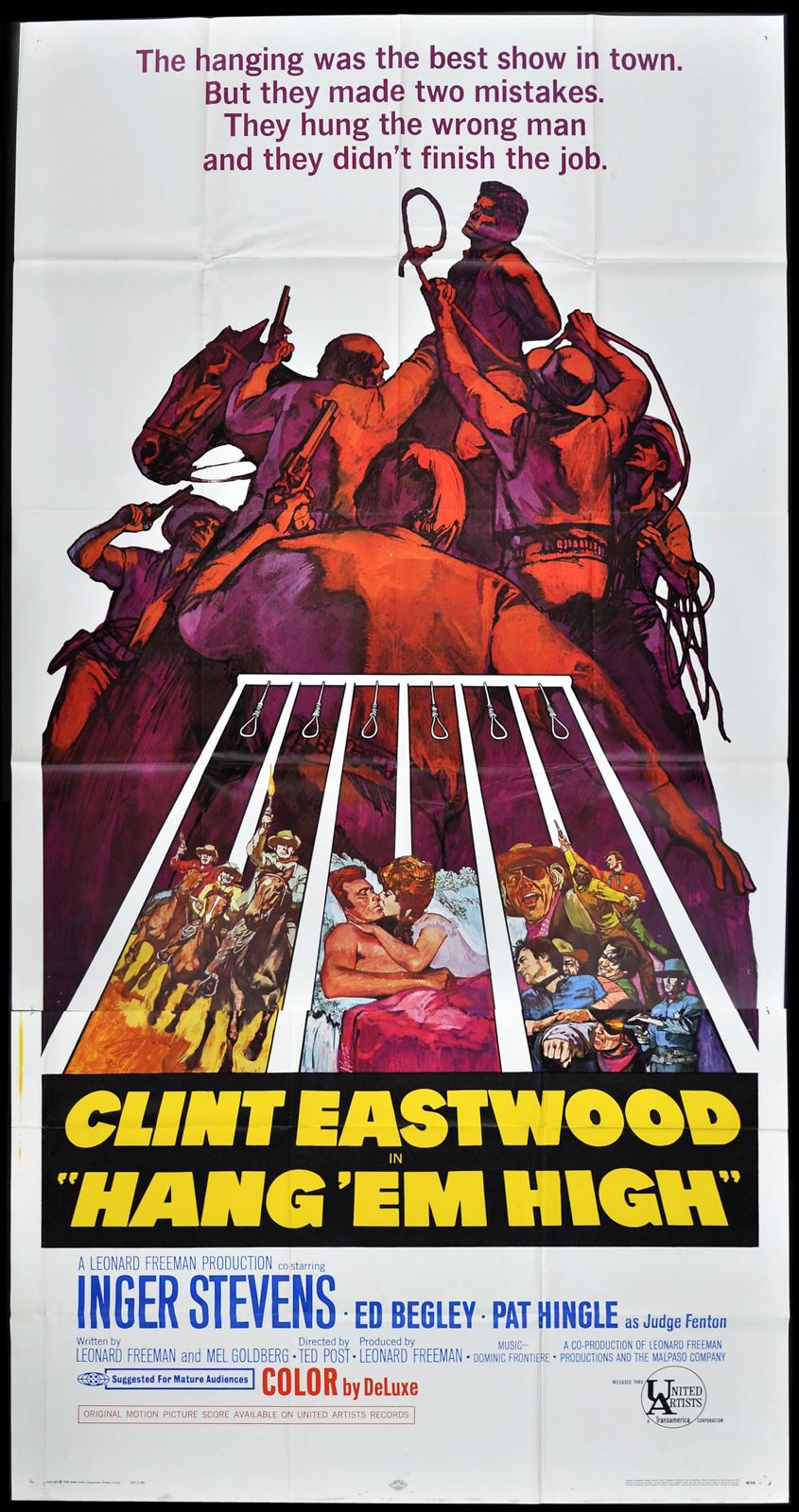 Original Hang 'Em High movie poster