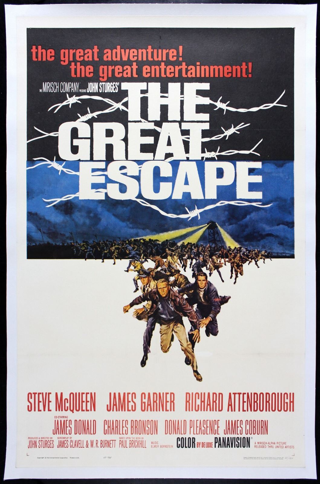 Original The Great Escape movie poster