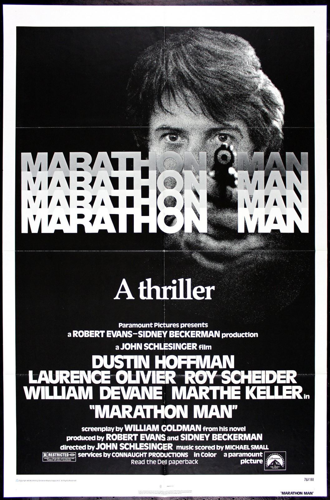 Original Marathon Man movie poster