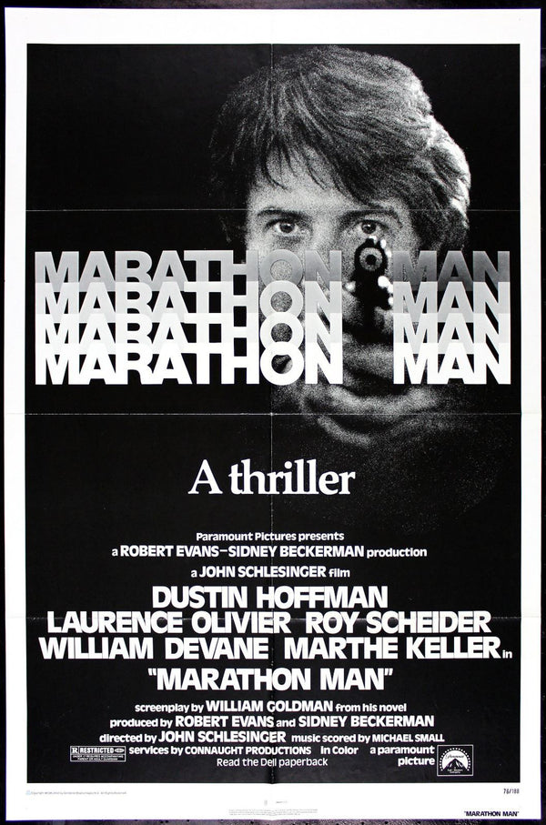 Original Marathon Man movie poster