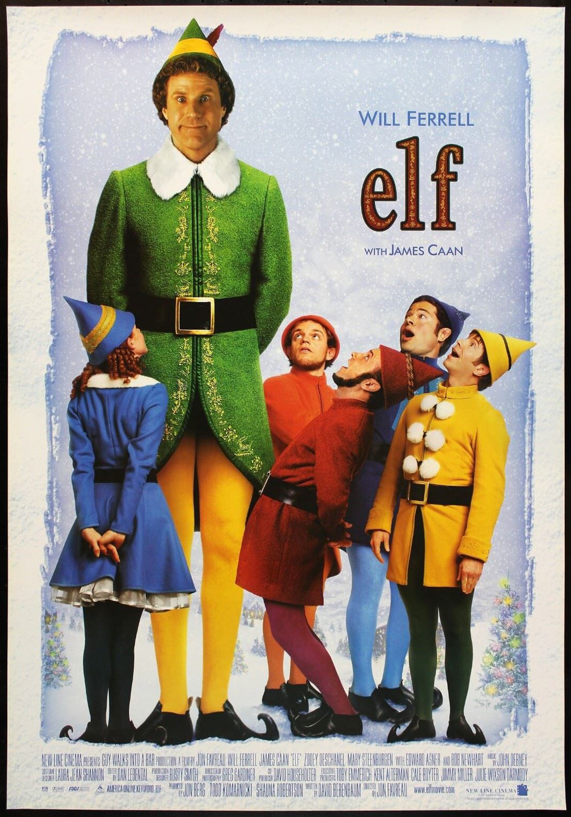 Original Elf movie poster