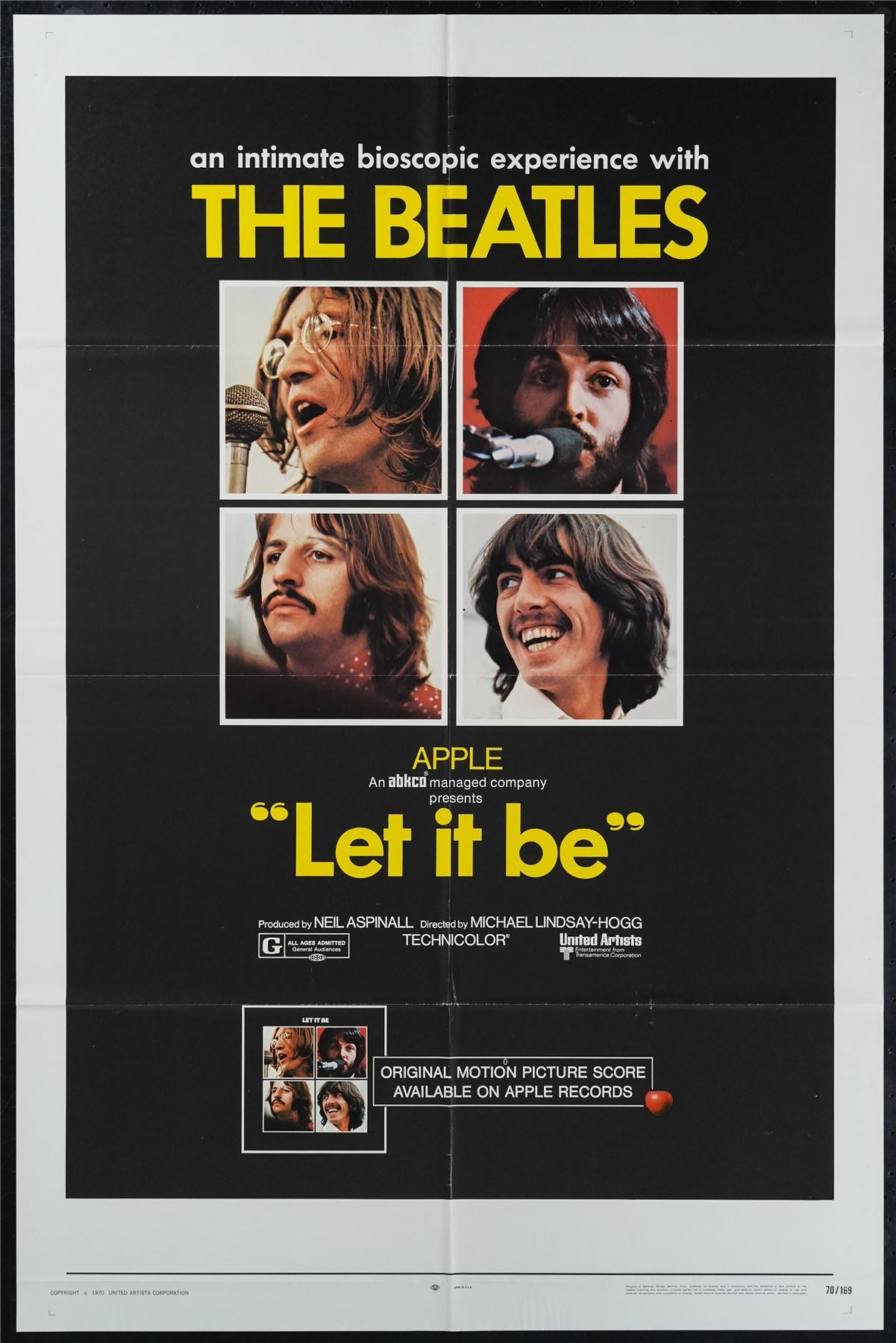 Original Let It Be movie poster