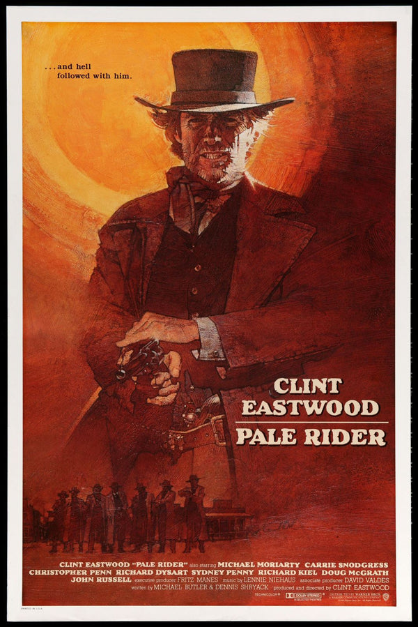 Original Pale Rider movie poster