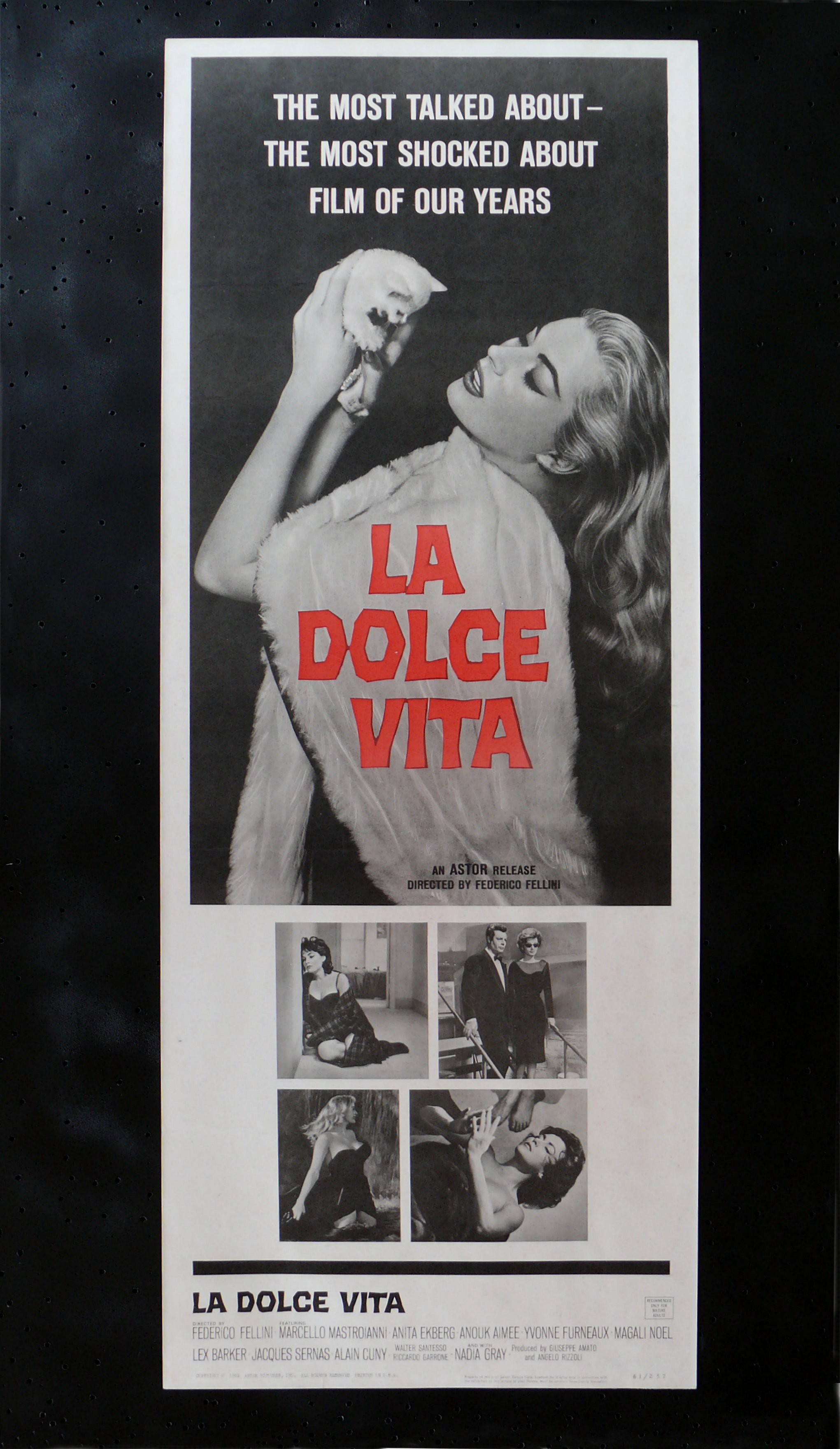 la dolce vita movie poster film poster one sheet - La Dolce Vita Images ...