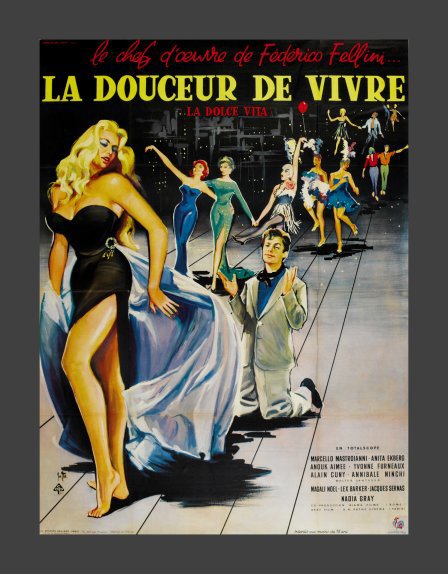 La Dolce Vita Cinemasterpieces French Anita Ekberg Original Movie 