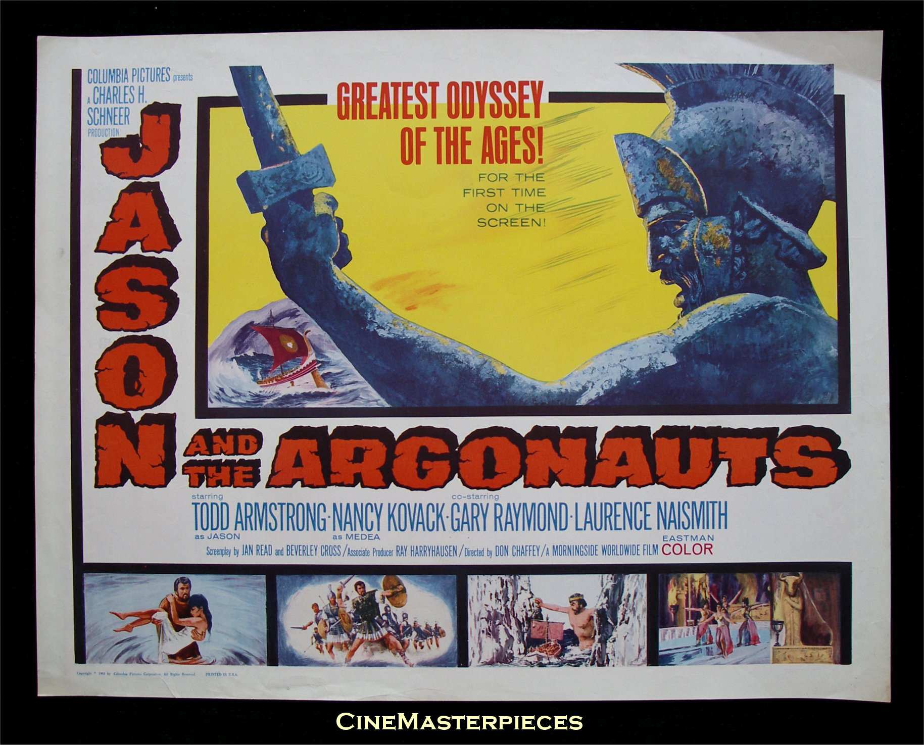 Jason /& the Argonauts vintage movie poster print